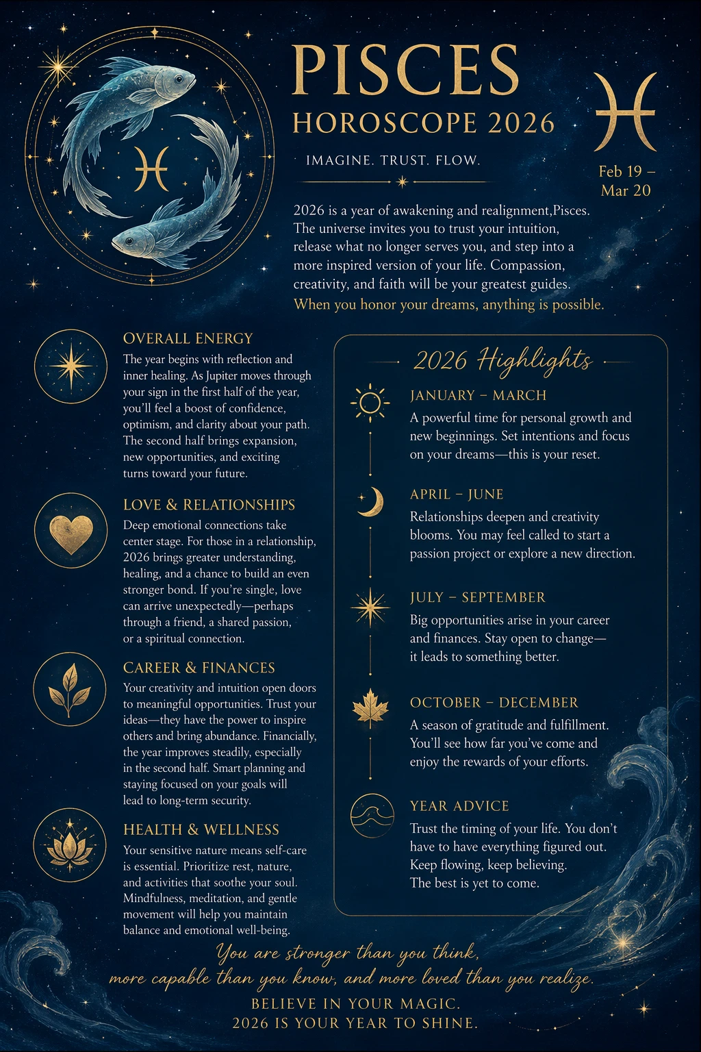 Pisces Horoscope for the Year of the Horse 2026